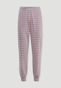 hessnatur Schlafhose PURE COTTON aus reiner Bio-Baumwolle von altrosa New