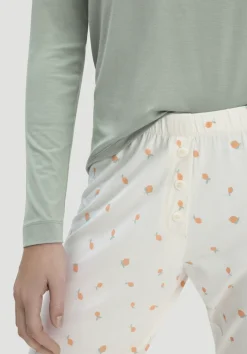 hessnatur Schlafhose PURE FLOW aus TENCEL™ Modal von sonnenapricot New