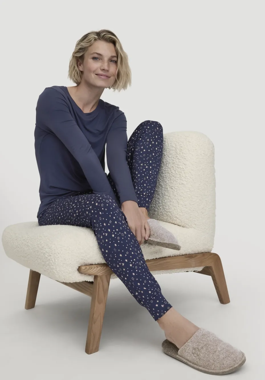 hessnatur Schlafhose PURE FLOW aus TENCEL™ Modal von natur Outlet