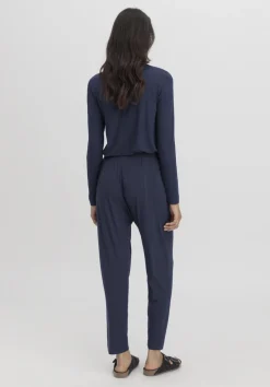 hessnatur Schlafhose PURE FLOW aus TENCEL™ Modal von dunkelblau New