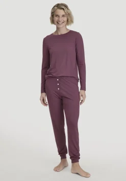 hessnatur Schlafhose PURE FLOW aus TENCEL™ Modal von brombeere Best