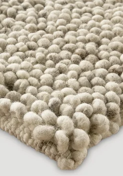 hessnatur Schlingen-Teppich Rhönschaf aus regionaler Schurwolle von beige Sale