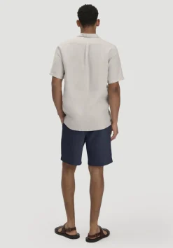 hessnatur Shorts ENEA Relaxed aus Bio-Baumwolle mit Leinen von marine Sale