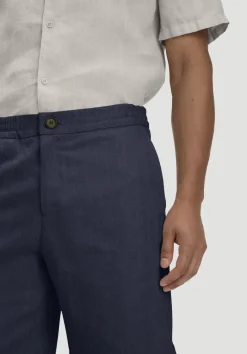 hessnatur Shorts ENEA Relaxed aus Bio-Baumwolle mit Leinen von marine Sale