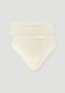 hessnatur Slip High Waist im 2er-Pack PURE COTTON aus reiner Bio-Baumwolle von natur New
