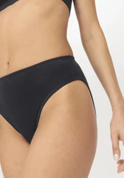 hessnatur Slip High Waist im 2er-Pack PURE COTTON aus reiner Bio-Baumwolle von schwarz