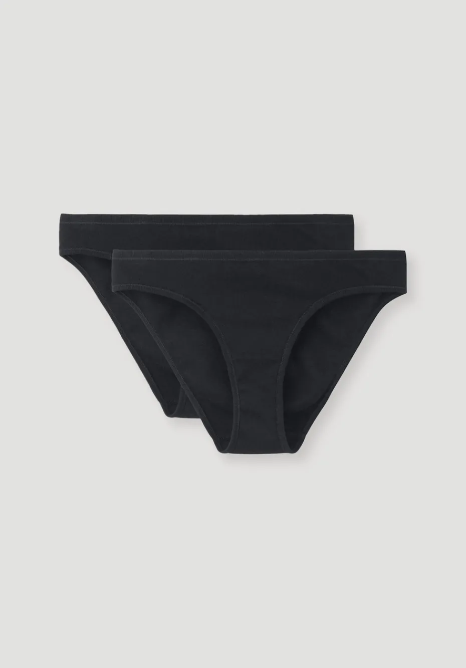 hessnatur Slip Low Cut im 2er-Pack PURE COTTON aus reiner Bio-Baumwolle von schwarz Sale