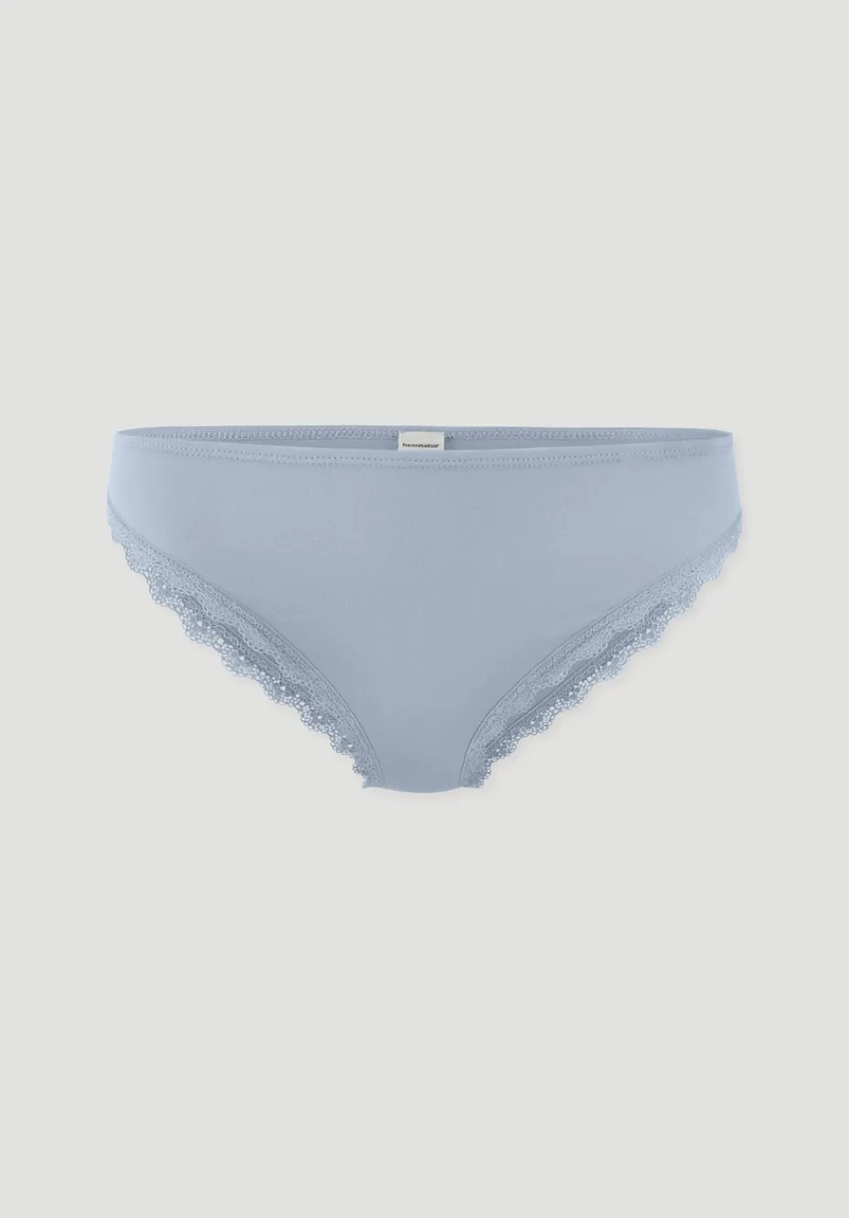 hessnatur Slip Regular Cut COTTON FEEL LACE aus Bio-Baumwolle von nordisch blau Hot
