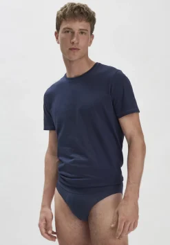 hessnatur Slip Regular Cut COTTON MIX aus Bio-Baumwolle von dunkelblau Online