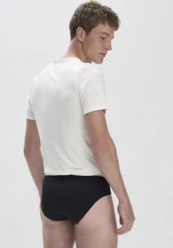 hessnatur Slip Regular Cut COTTON MIX aus Bio-Baumwolle von schwarz New
