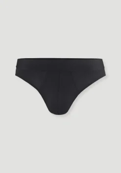 hessnatur Slip Regular Cut COTTON MIX aus Bio-Baumwolle von schwarz New
