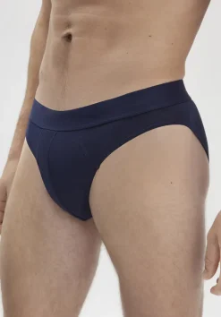 hessnatur Slip Regular Cut im 3er-Pack COTTON MIX aus Bio-Baumwolle von dunkelblau