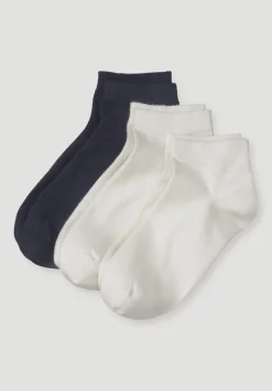 hessnatur Sneaker Socke im 3er-Pack aus Bio-Baumwolle von marine Best