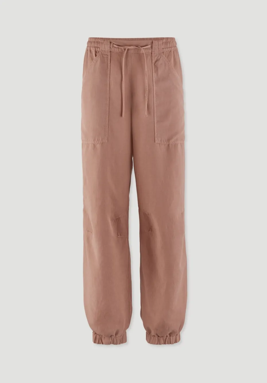 hessnatur Soft Utility Hose aus TENCEL™ Lyocell mit Leinen von rosé New