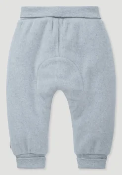 hessnatur Softfleece Hose aus reiner Bio-Baumwolle von helles jeansblau New