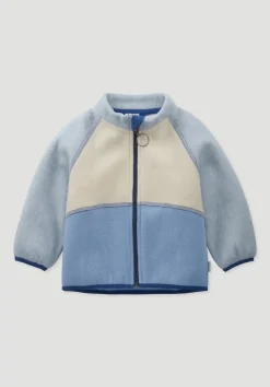 hessnatur Softfleece Jacke aus reiner Bio-Baumwolle von rivierablau Outlet