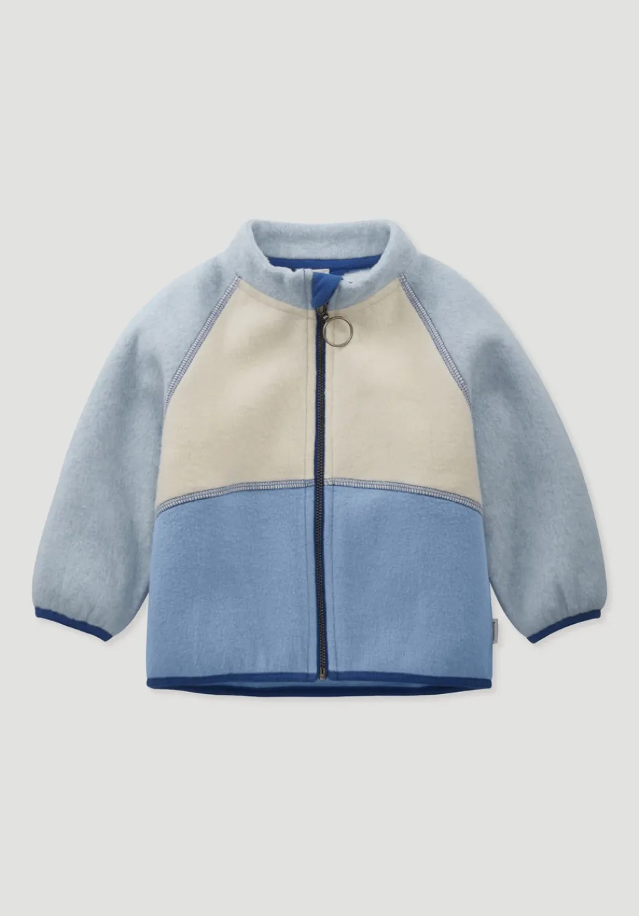 hessnatur Softfleece Jacke aus reiner Bio-Baumwolle von rivierablau Outlet