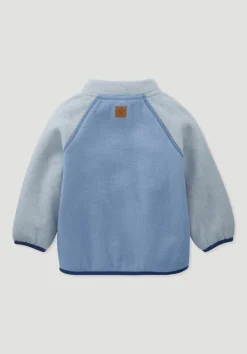 hessnatur Softfleece Jacke aus reiner Bio-Baumwolle von rivierablau Outlet