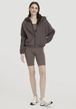 hessnatur Softfleece Jacke Oversize ACTIVE COMFORT aus reiner Bio-Baumwolle von dunkles mauve Sale
