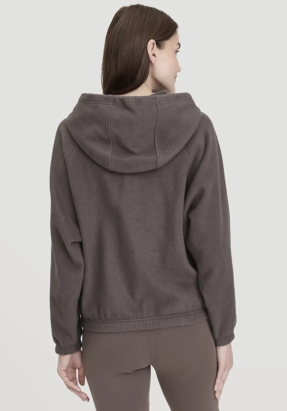 hessnatur Softfleece Jacke Oversize ACTIVE COMFORT aus reiner Bio-Baumwolle von dunkles mauve Sale