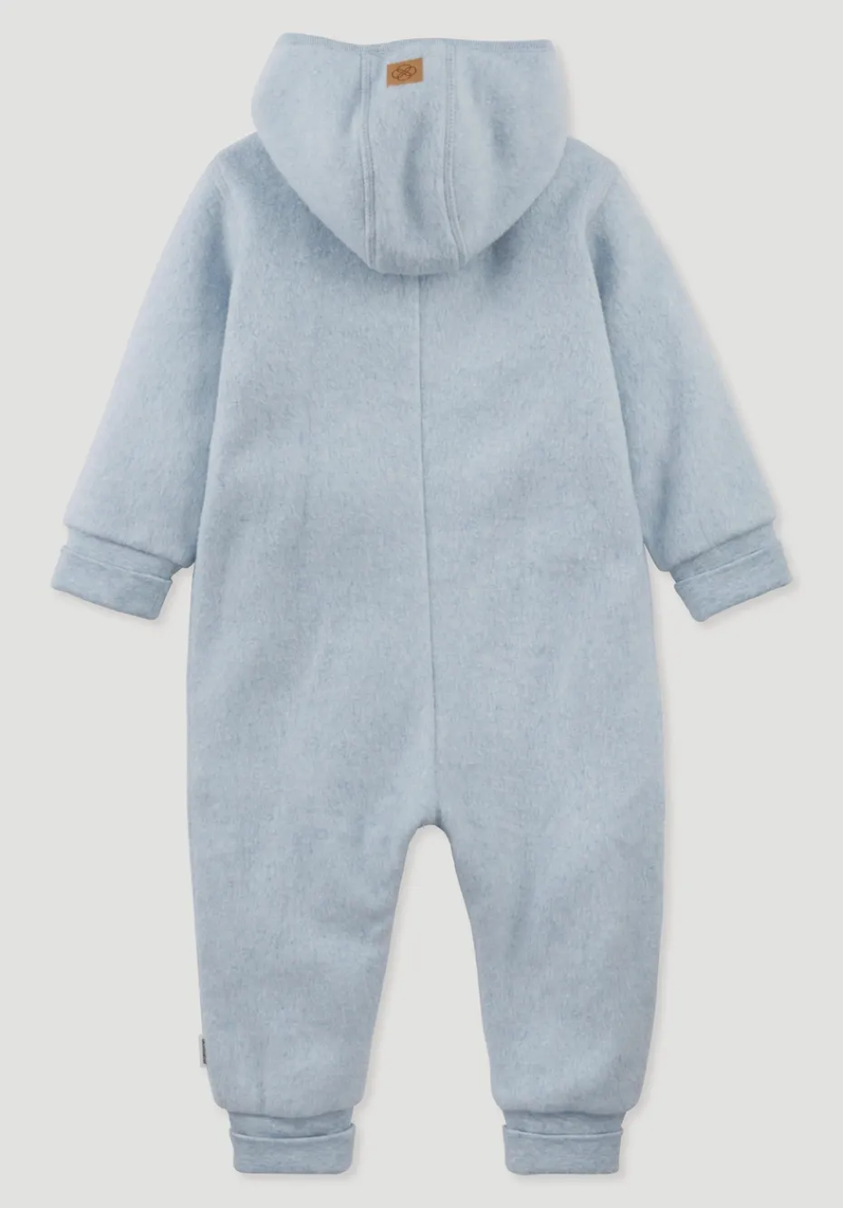 hessnatur Softfleece Overall aus reiner Bio-Baumwolle von helles jeansblau