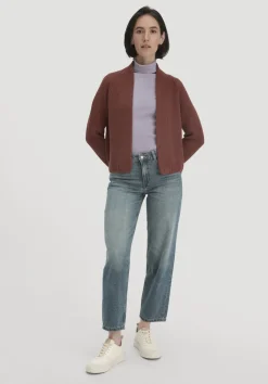 hessnatur Softrib Longsleeve Fitted aus Bio-Baumwolle und TENCEL™ Modal von pastell lavendel Hot