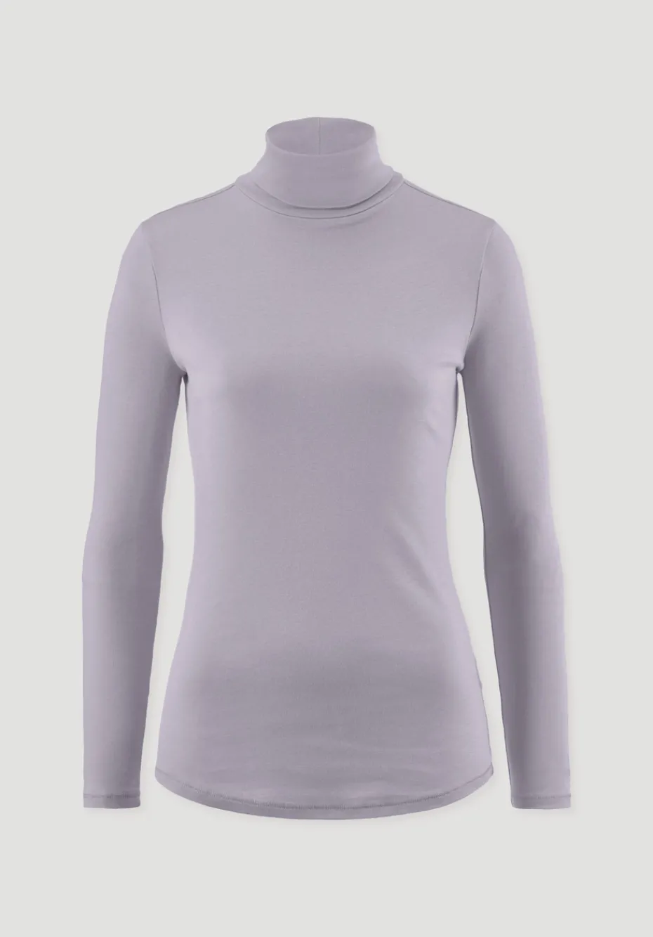 hessnatur Softrib Longsleeve Fitted aus Bio-Baumwolle und TENCEL™ Modal von pastell lavendel Hot
