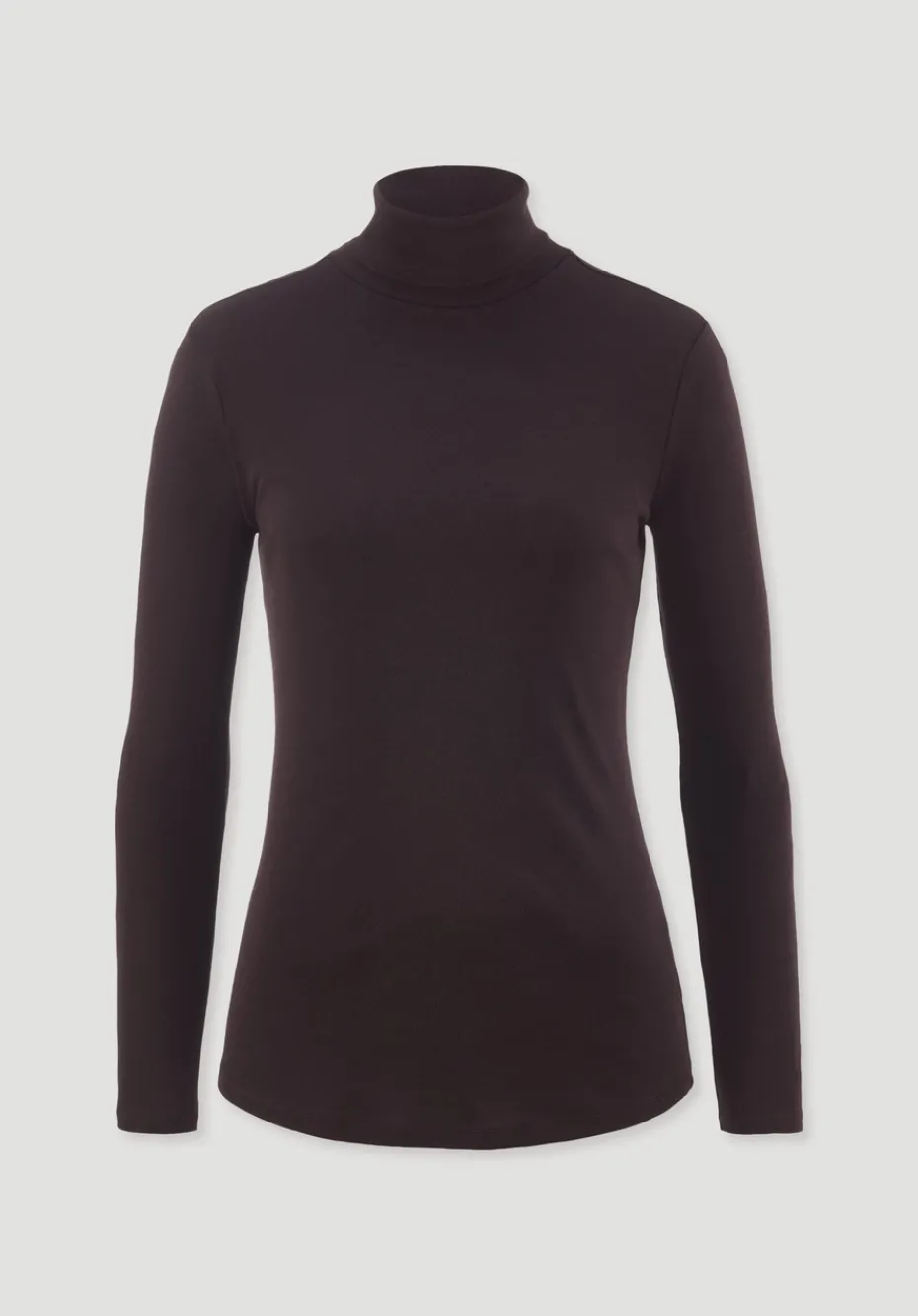hessnatur Softrib Longsleeve Fitted aus Bio-Baumwolle und TENCEL™ Modal von schwarzbeere Discount