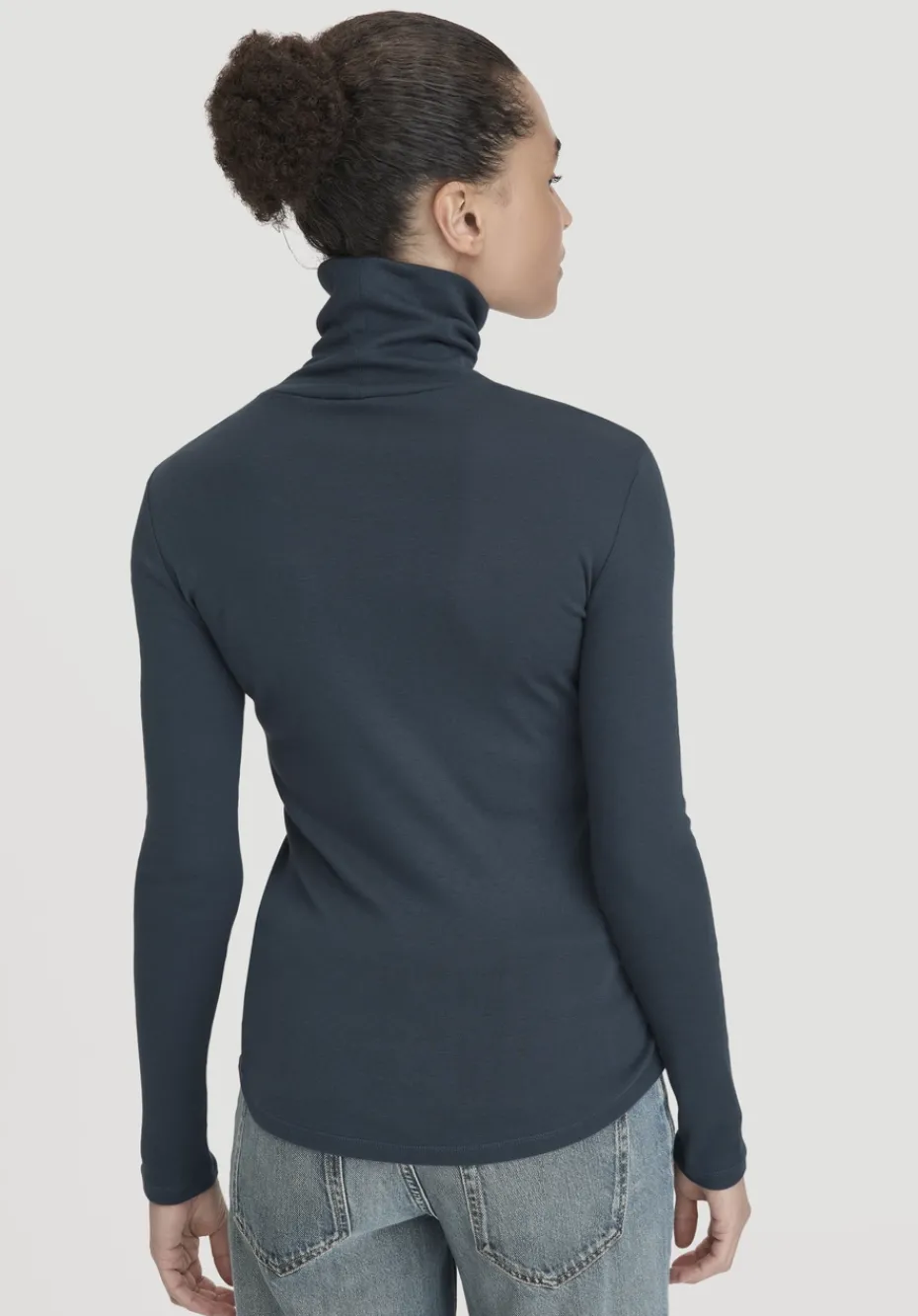 hessnatur Softrib Longsleeve Fitted aus Bio-Baumwolle und TENCEL™ Modal von dunkles petrol Outlet