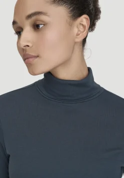hessnatur Softrib Longsleeve Fitted aus Bio-Baumwolle und TENCEL™ Modal von dunkles petrol Outlet