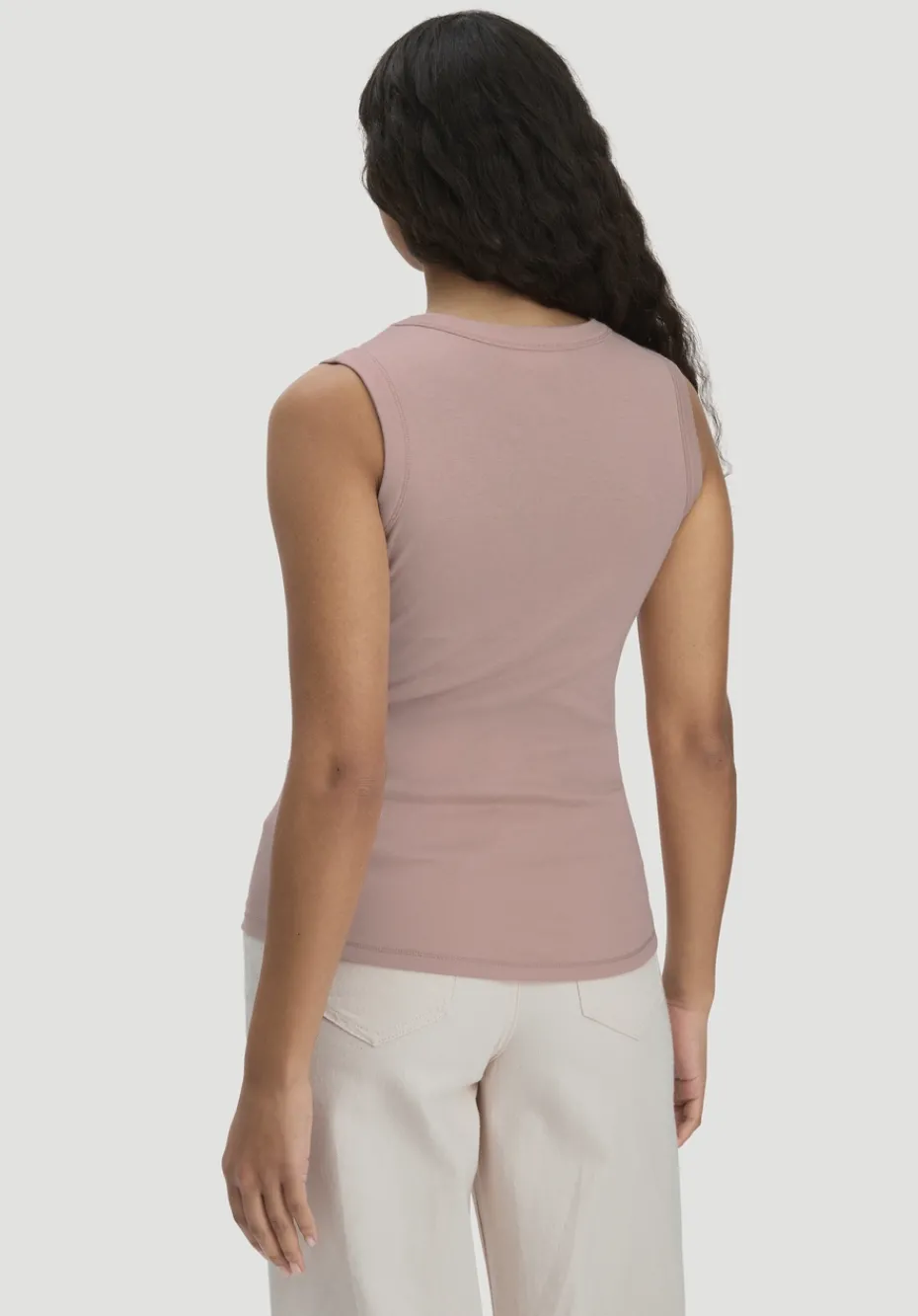 hessnatur Softrib Top Fitted aus Bio-Baumwolle und TENCEL™ Modal von rosé Clearance
