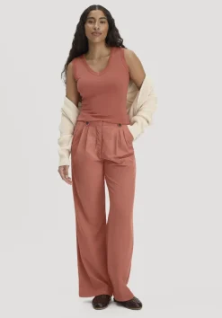 hessnatur Softrib Top Fitted aus Bio-Baumwolle und TENCEL™ Modal von pfirsichrot Online