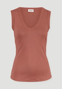 hessnatur Softrib Top Fitted aus Bio-Baumwolle und TENCEL™ Modal von pfirsichrot Online