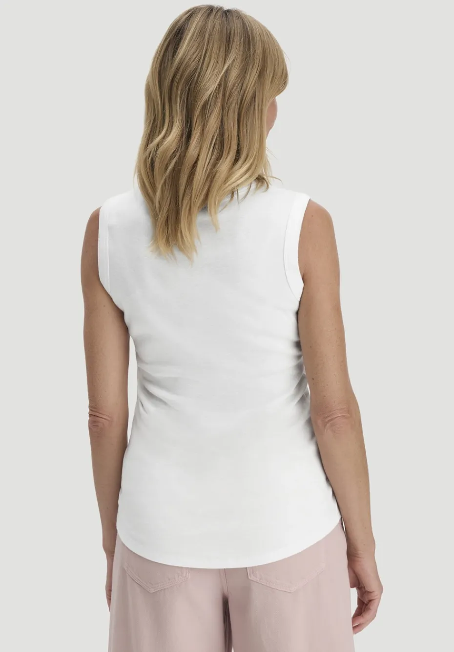 hessnatur Softrib Top Fitted aus Bio-Baumwolle und TENCEL™ Modal von naturweiss