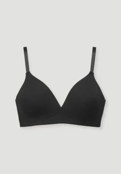hessnatur Spacer BH bügellos PURE SENSE aus TENCEL™ Modal von schwarz