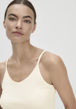 hessnatur Spaghetti Top V-Neck im 2er-Pack PURE COTTON aus reiner Bio-Baumwolle von natur New