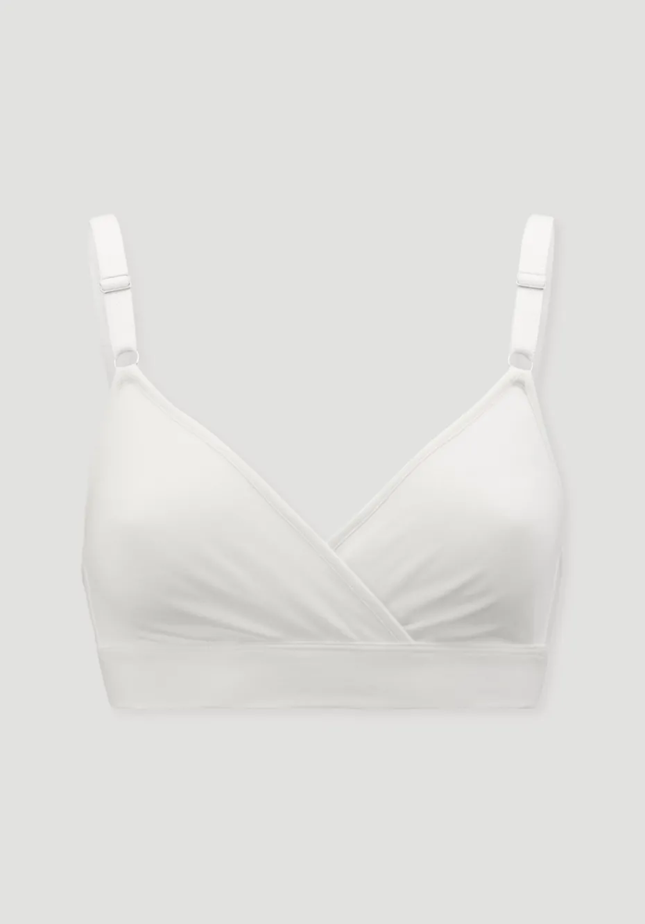 hessnatur Still-Bustier bügelllos COTTON FEEL aus Bio-Baumwolle von naturweiss Hot