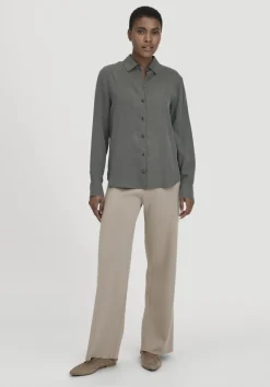 hessnatur Strick Hose Relaxed aus Bio-Merinowolle und Bio-Baumwolle von taupe Discount