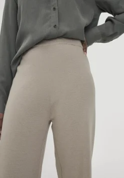 hessnatur Strick Hose Relaxed aus Bio-Merinowolle und Bio-Baumwolle von taupe Discount