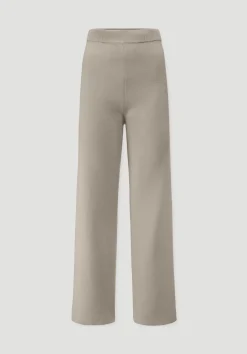 hessnatur Strick Hose Relaxed aus Bio-Merinowolle und Bio-Baumwolle von taupe Discount