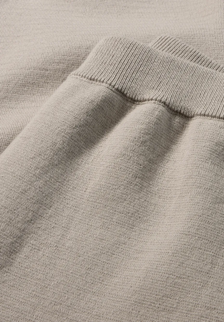 hessnatur Strick Hose Relaxed aus Bio-Merinowolle und Bio-Baumwolle von taupe Discount