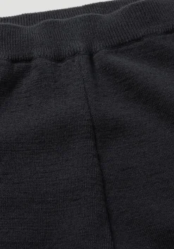 hessnatur Strick Hose Relaxed aus Bio-Merinowolle und Bio-Baumwolle von schwarz Hot