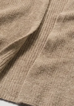 hessnatur Strick Jacke Oversize aus reinem Alpaka von mandelbraun Online