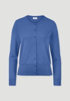hessnatur Strick Jacke Regular BETTER RECYCLING aus reinem Cashmere von kornblume Clearance