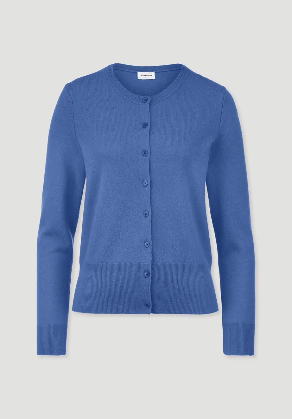 hessnatur Strick Jacke Regular BETTER RECYCLING aus reinem Cashmere von kornblume Clearance