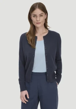 hessnatur Strick Jacke Regular BETTER RECYCLING aus reinem Cashmere von marine Best