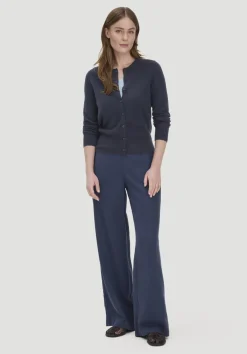 hessnatur Strick Jacke Regular BETTER RECYCLING aus reinem Cashmere von marine Best