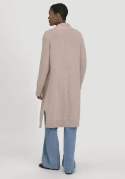 hessnatur Strick Jacke Relaxed aus Bio-Merinowolle mit Bio-Baumwolle von rosé Online