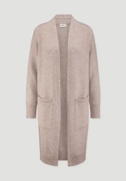hessnatur Strick Jacke Relaxed aus Bio-Merinowolle mit Bio-Baumwolle von rosé Online