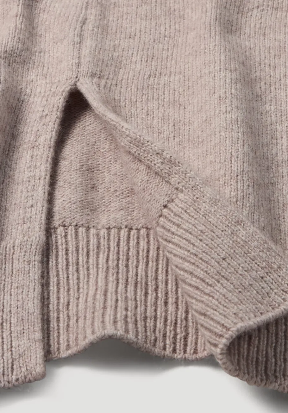 hessnatur Strick Jacke Relaxed aus Bio-Merinowolle mit Bio-Baumwolle von rosé Online